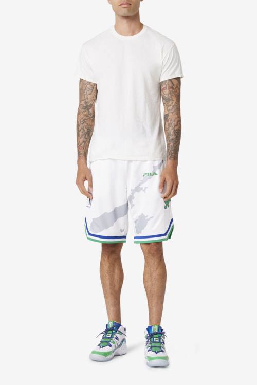 Fila Grant Hill X Sprite Miesten Shortsit Valkoinen Sininen | Fila207CM