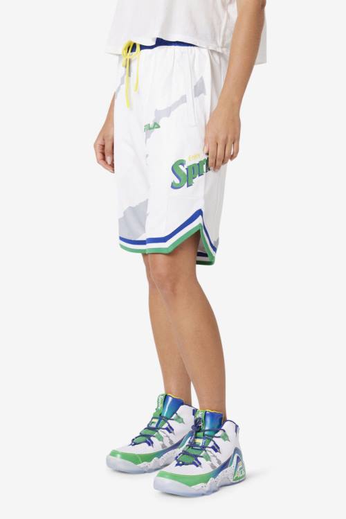 Fila Grant Hill X Sprite Miesten Shortsit Valkoinen Sininen | Fila207CM