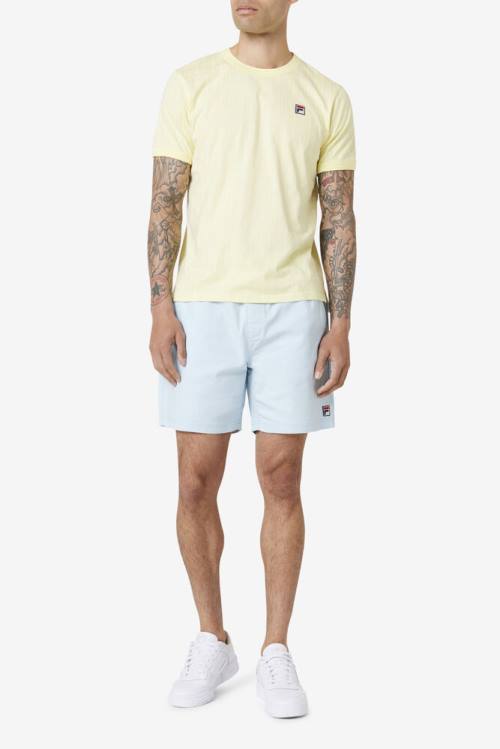 Fila Guillo Tee Miesten T Paidat Keltainen Valkoinen | Fila903GO