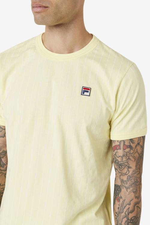 Fila Guillo Tee Miesten T Paidat Keltainen Valkoinen | Fila903GO