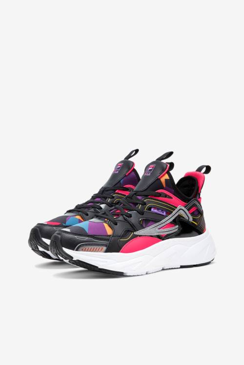 Fila Hallasan '90s Naisten Tennarit Mustat Pinkki Valkoinen | Fila051BH