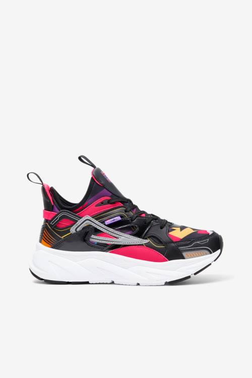 Fila Hallasan \'90s Naisten Tennarit Mustat Pinkki Valkoinen | Fila051BH