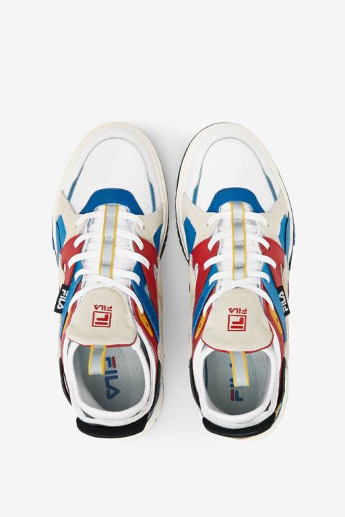 Fila Hallasan Saga V2 Miesten Tennarit Valkoinen Kuninkaallinen Sininen Sininen | Fila307AL