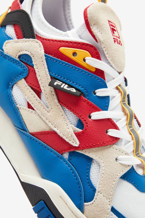 Fila Hallasan Saga V2 Miesten Tennarit Valkoinen Kuninkaallinen Sininen Sininen | Fila307AL