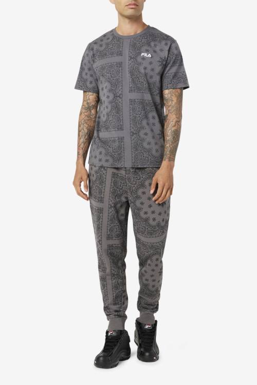 Fila Hemlock Jogger Miesten Housut Harmaat | Fila084LC