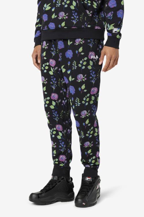 Fila Hemlock Jogger Miesten Housut Mustat | Fila081PJ