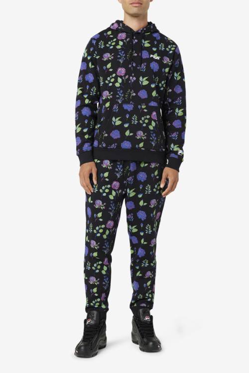 Fila Hemlock Jogger Miesten Housut Mustat | Fila081PJ