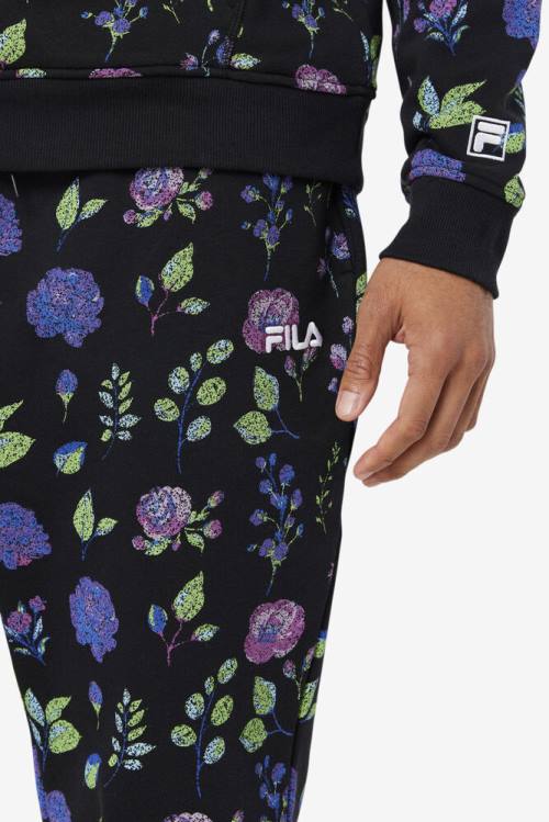 Fila Hemlock Jogger Miesten Housut Mustat | Fila081PJ