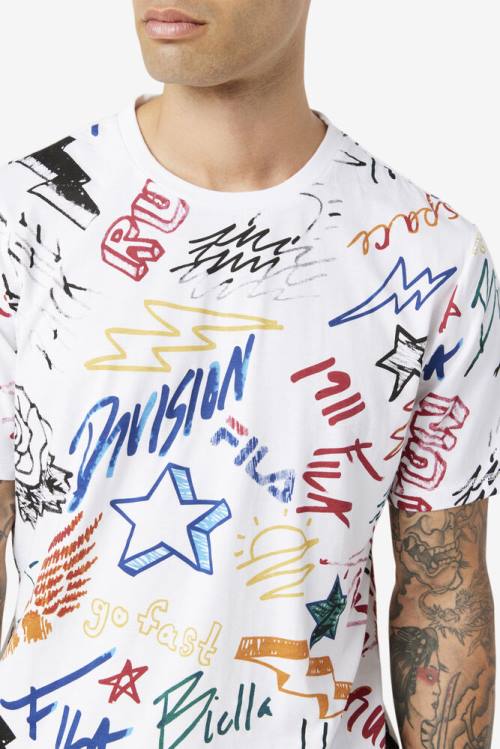 Fila Hiransh Tee Miesten T Paidat Valkoinen | Fila923XU