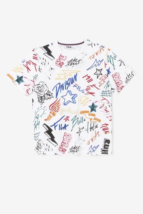 Fila Hiransh Tee Miesten T Paidat Valkoinen | Fila923XU