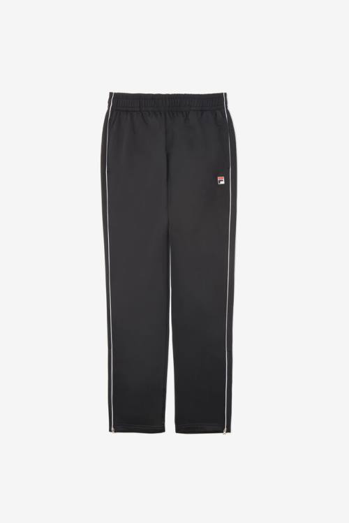 Fila Italia Track Miesten Housut Mustat Valkoinen | Fila051HF