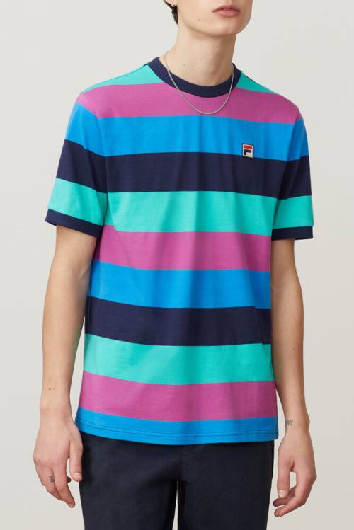 Fila Jabez Tee Miesten T Paidat Laivastonsininen | Fila376WS
