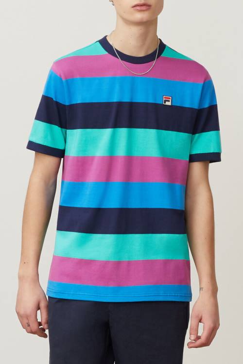 Fila Jabez Tee Miesten T Paidat Laivastonsininen | Fila376WS