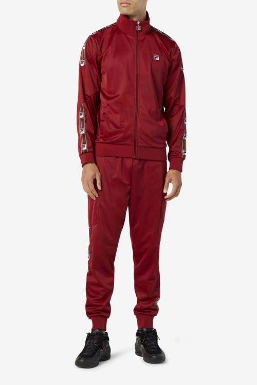 Fila Jaxson Miesten Housut Punainen | Fila729LD