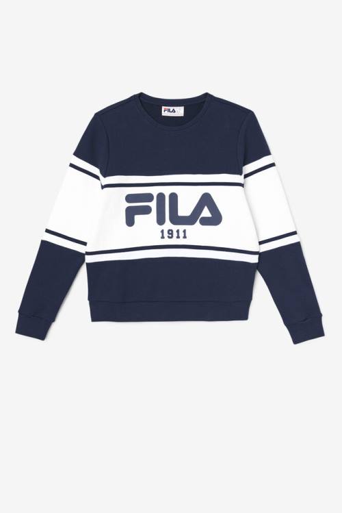 Fila Jayla Crew Naisten Puserot Laivastonsininen | Fila305QC