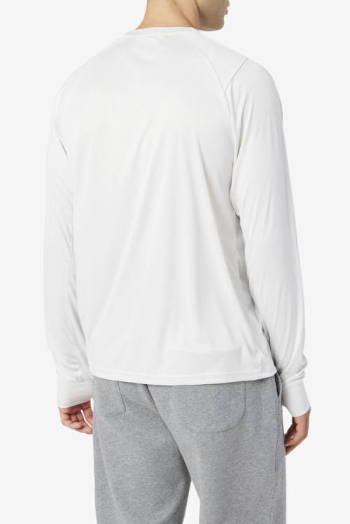 Fila Jazam Long Sleeve Crew Miesten T Paidat Mustat | Fila560PD