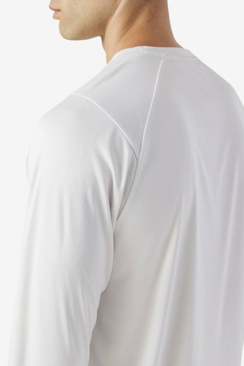 Fila Jazam Long Sleeve Crew Miesten T Paidat Mustat | Fila560PD