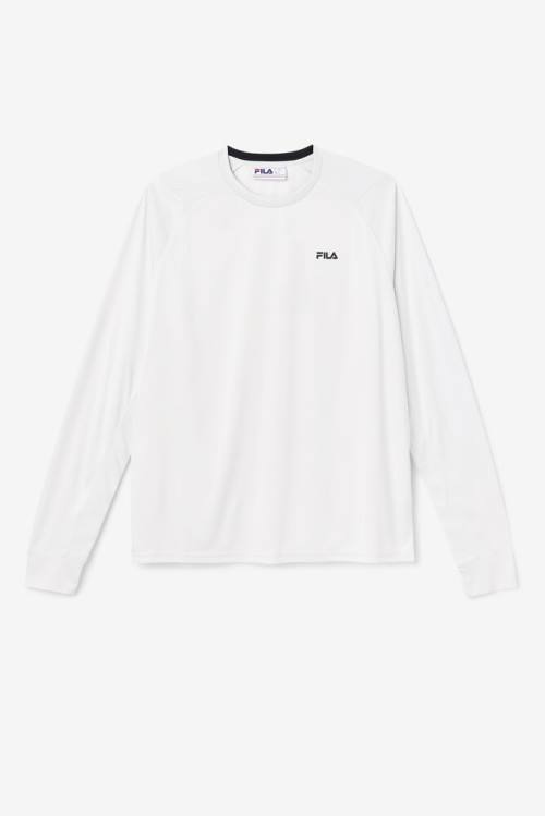 Fila Jazam Long Sleeve Crew Miesten T Paidat Mustat | Fila560PD