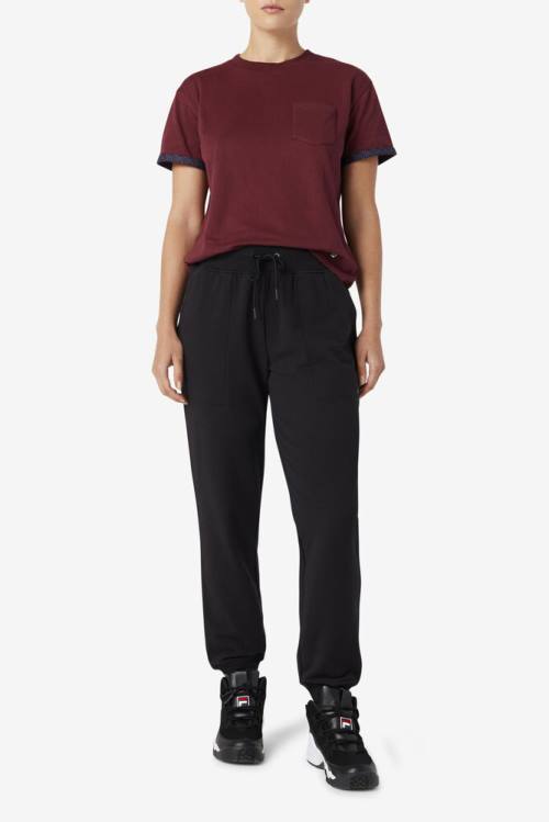 Fila Joelle Jogger Naisten Housut Mustat | Fila345MJ