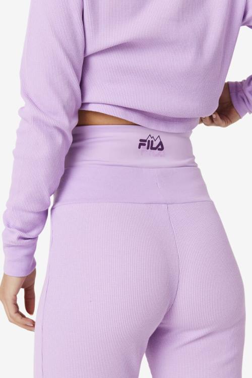 Fila Jordyn Thermal Jogger Naisten Housut Vaaleanvioletit | Fila196PH