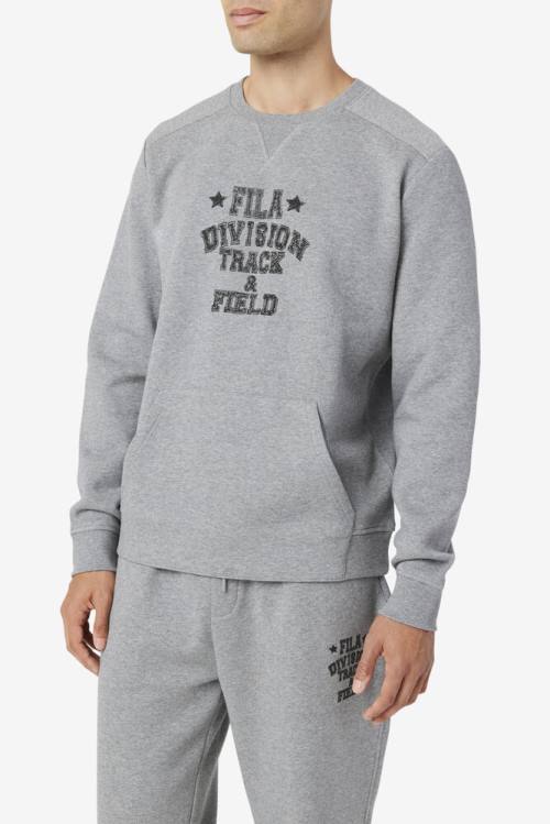 Fila Juddah Crew Miesten Puserot Harmaat | Fila605VZ