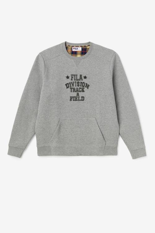 Fila Juddah Crew Miesten Puserot Harmaat | Fila605VZ