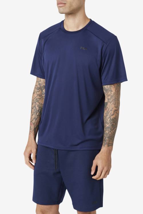 Fila Kaab Crew Miesten T Paidat Laivastonsininen Mustat | Fila598VE
