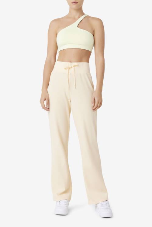 Fila Kady Asymmetric Bra Naisten Topit Keltainen | Fila032IQ