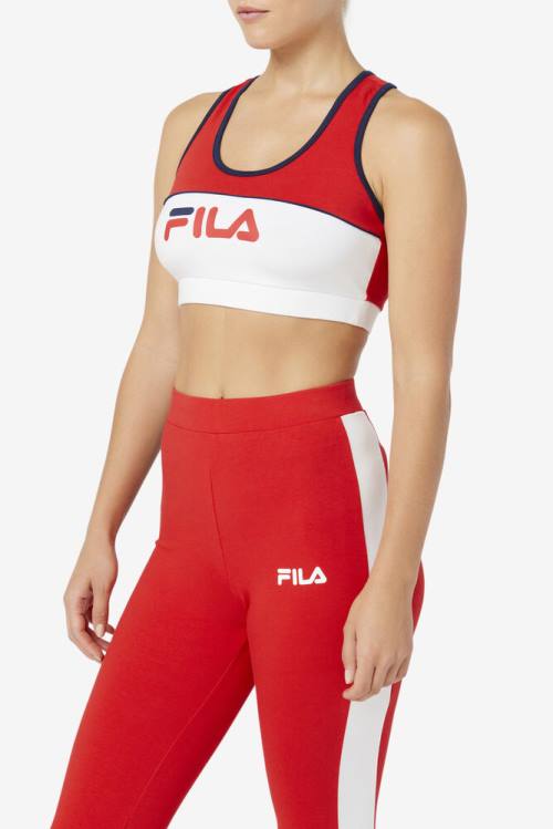 Fila Kairi Bra Naisten Topit Punainen | Fila087CW