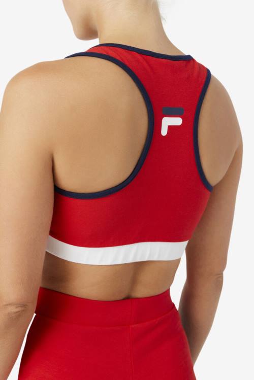 Fila Kairi Bra Naisten Topit Punainen | Fila087CW