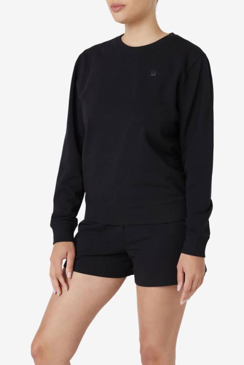 Fila Kaydence Crew Naisten Puserot Mustat | Fila634TC