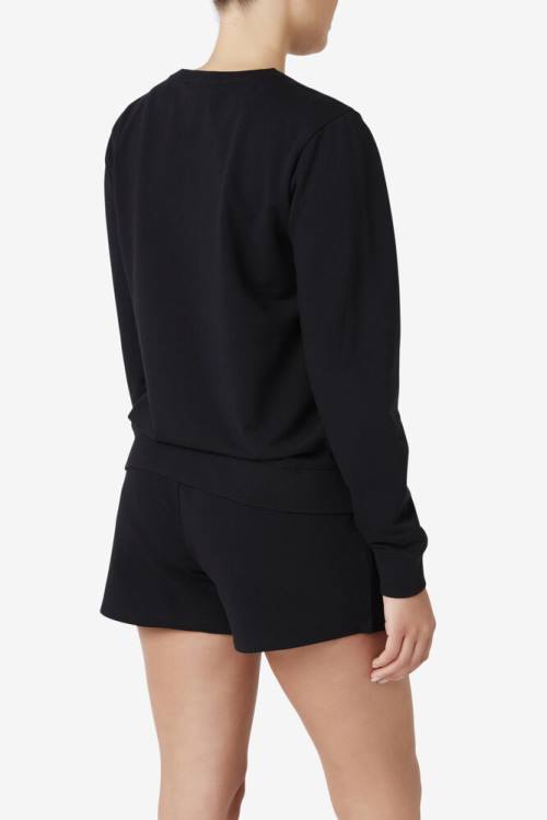 Fila Kaydence Crew Naisten Puserot Mustat | Fila634TC