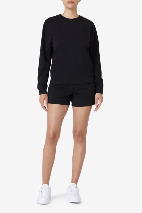 Fila Kaydence Crew Naisten Puserot Mustat | Fila634TC