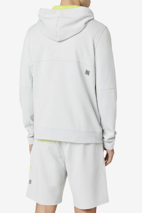 Fila Kayra Full Zip Miesten Huppari Harmaat Vaaleanvihreä | Fila051FD