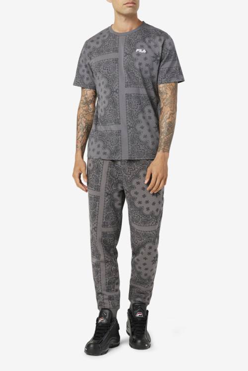 Fila Kensico Tee Miesten T Paidat Harmaat | Fila798EQ