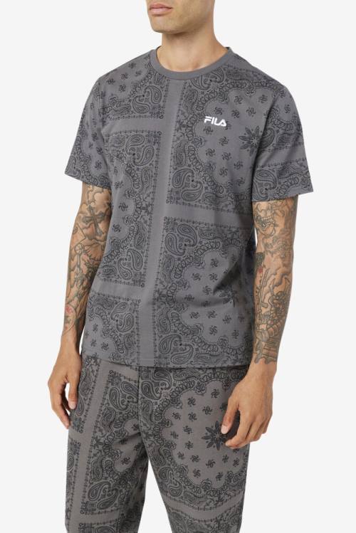 Fila Kensico Tee Miesten T Paidat Harmaat | Fila798EQ