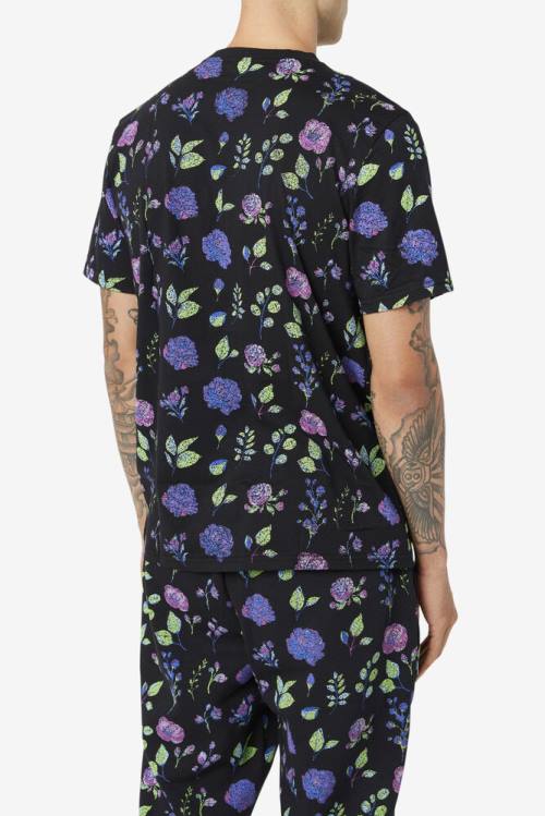 Fila Kensico Tee Miesten T Paidat Mustat | Fila735QH