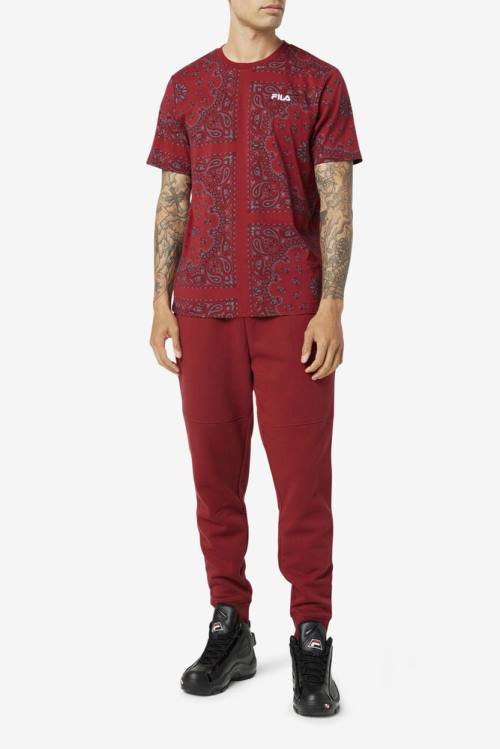Fila Kensico Tee Miesten T Paidat Punainen | Fila546JH