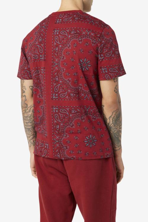 Fila Kensico Tee Miesten T Paidat Punainen | Fila546JH
