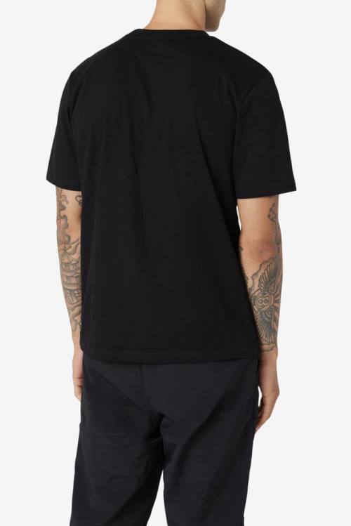 Fila Kirk Waffle Knit Tee Miesten T Paidat Mustat | Fila204YM