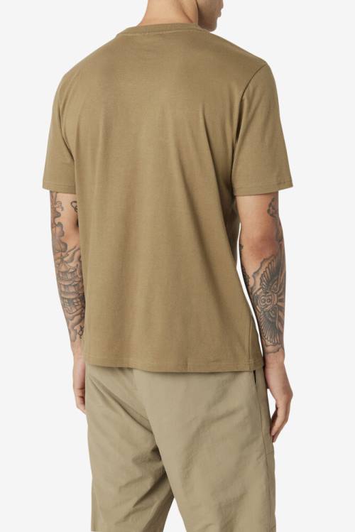 Fila Kirk Waffle Knit Tee Miesten T Paidat Vihreä | Fila817JC
