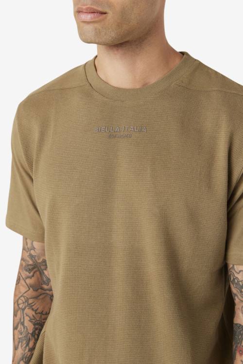 Fila Kirk Waffle Knit Tee Miesten T Paidat Vihreä | Fila817JC