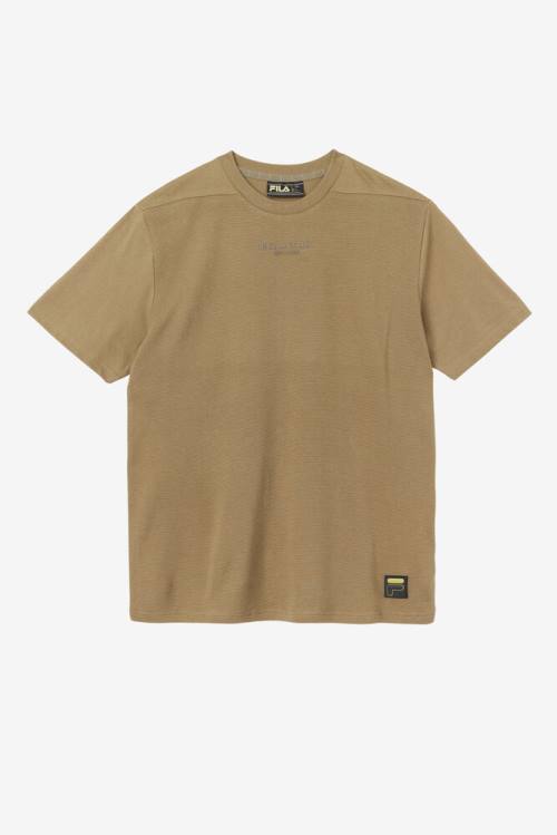 Fila Kirk Waffle Knit Tee Miesten T Paidat Vihreä | Fila817JC
