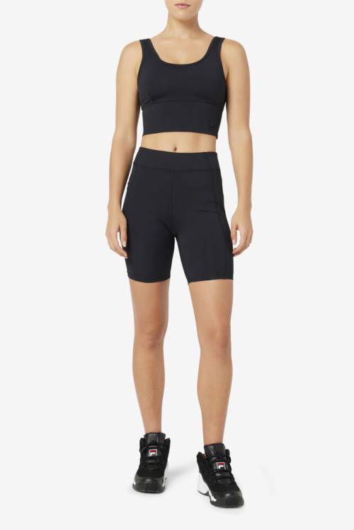 Fila Kora Bra Naisten Topit Mustat | Fila912UA