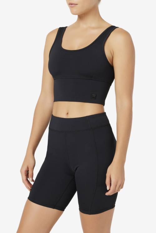 Fila Kora Bra Naisten Topit Mustat | Fila912UA