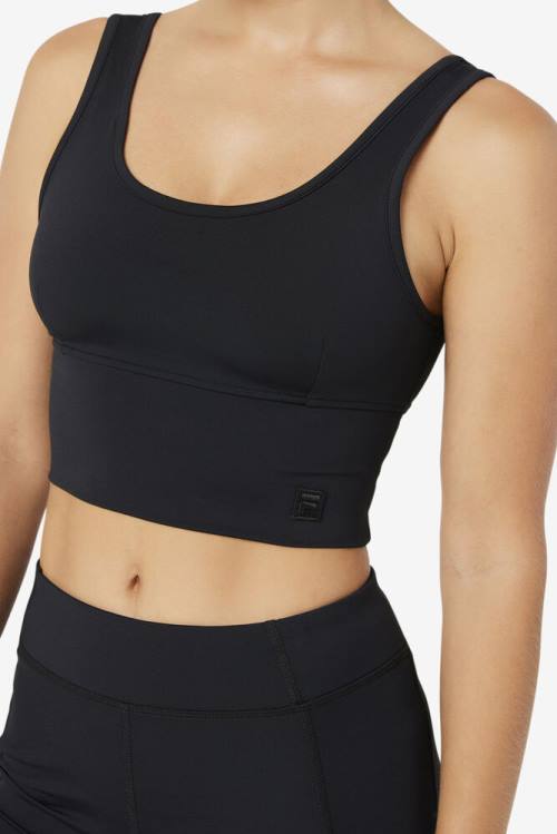 Fila Kora Bra Naisten Topit Mustat | Fila912UA
