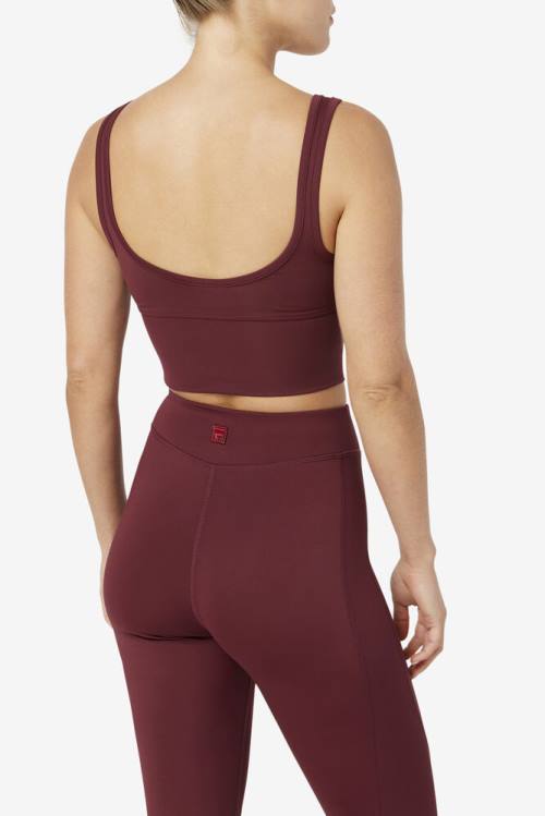 Fila Kora Bra Naisten Topit Ruskea | Fila041YR