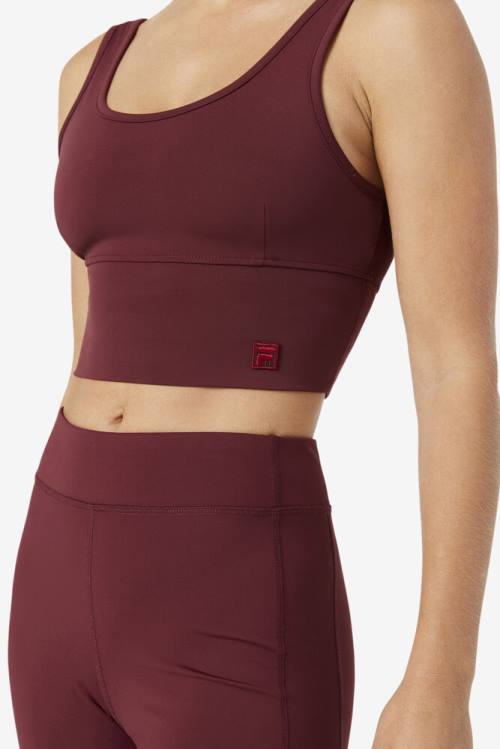 Fila Kora Bra Naisten Topit Ruskea | Fila041YR