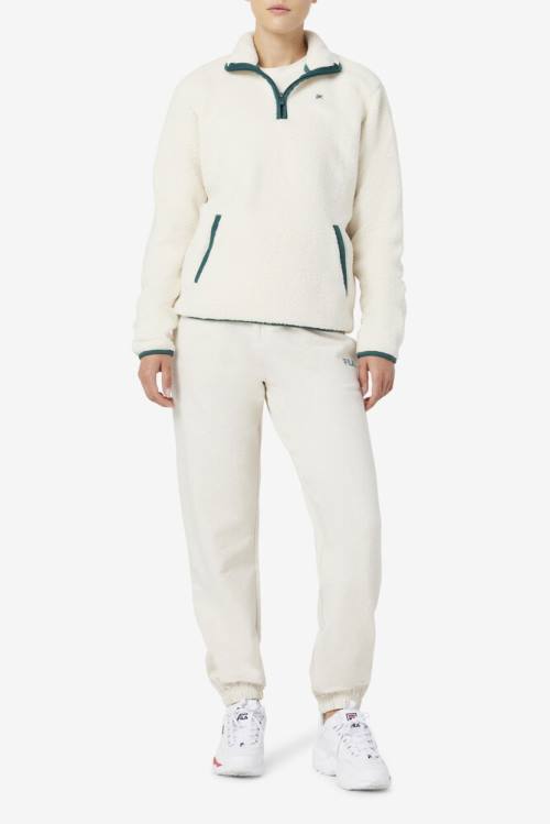 Fila Kyomi Quarter Zip Pullover Naisten Takki Beige | Fila758HA