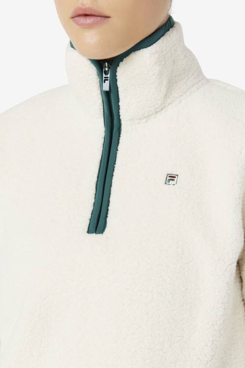 Fila Kyomi Quarter Zip Pullover Naisten Takki Beige | Fila758HA